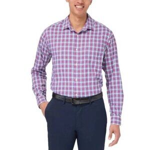 NEW Kirkland Signature Men's XL Performance Sport Plaid Dress Shirt